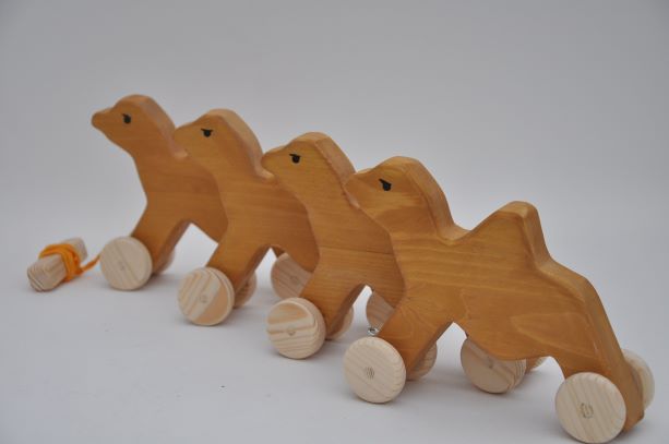Buy wooden toy camel from BarinToys.com online toy store.