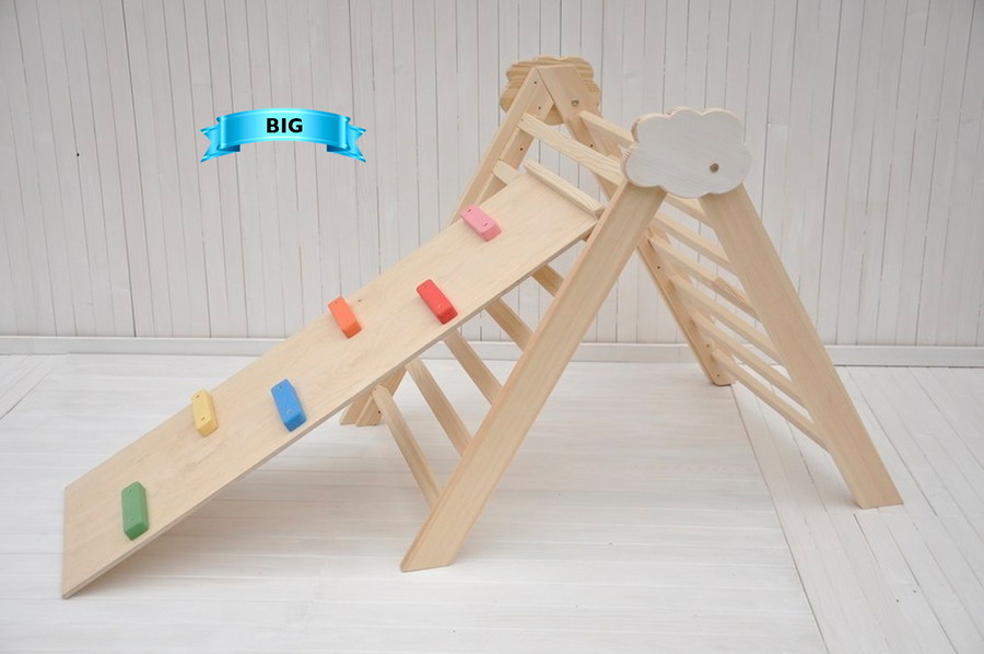 Kids climbing solution for indoor and outdoor use play area organization at home