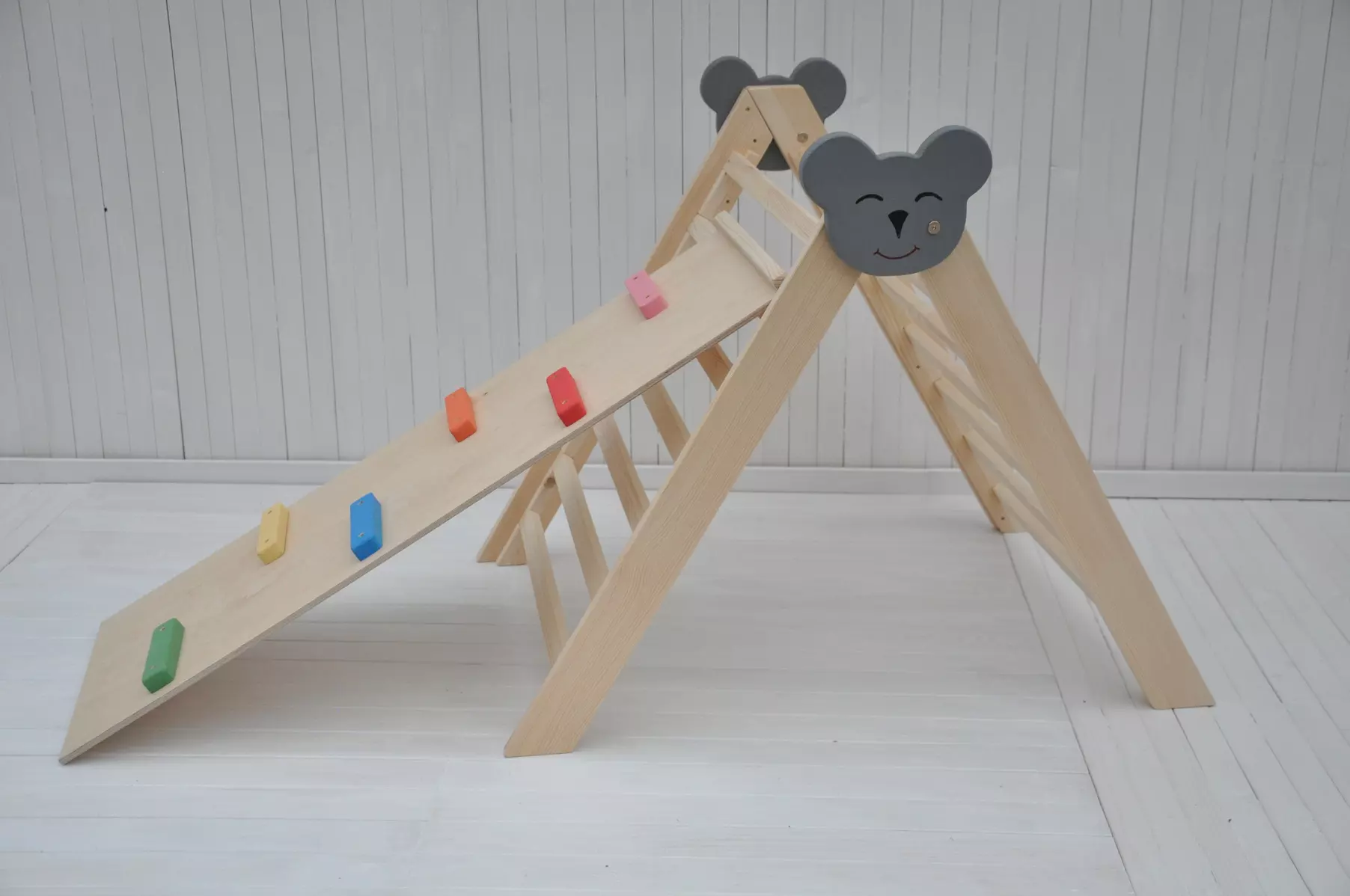 Indoor climbing frame Barin Toys Koala Big climbing pikler triangle