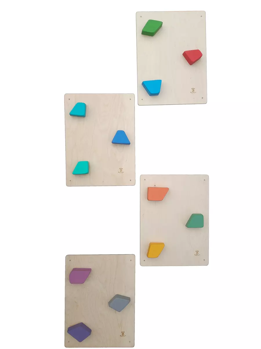 Barin Toys Rocks Wall climbing kit 4-in-1 set kit ready-to-use