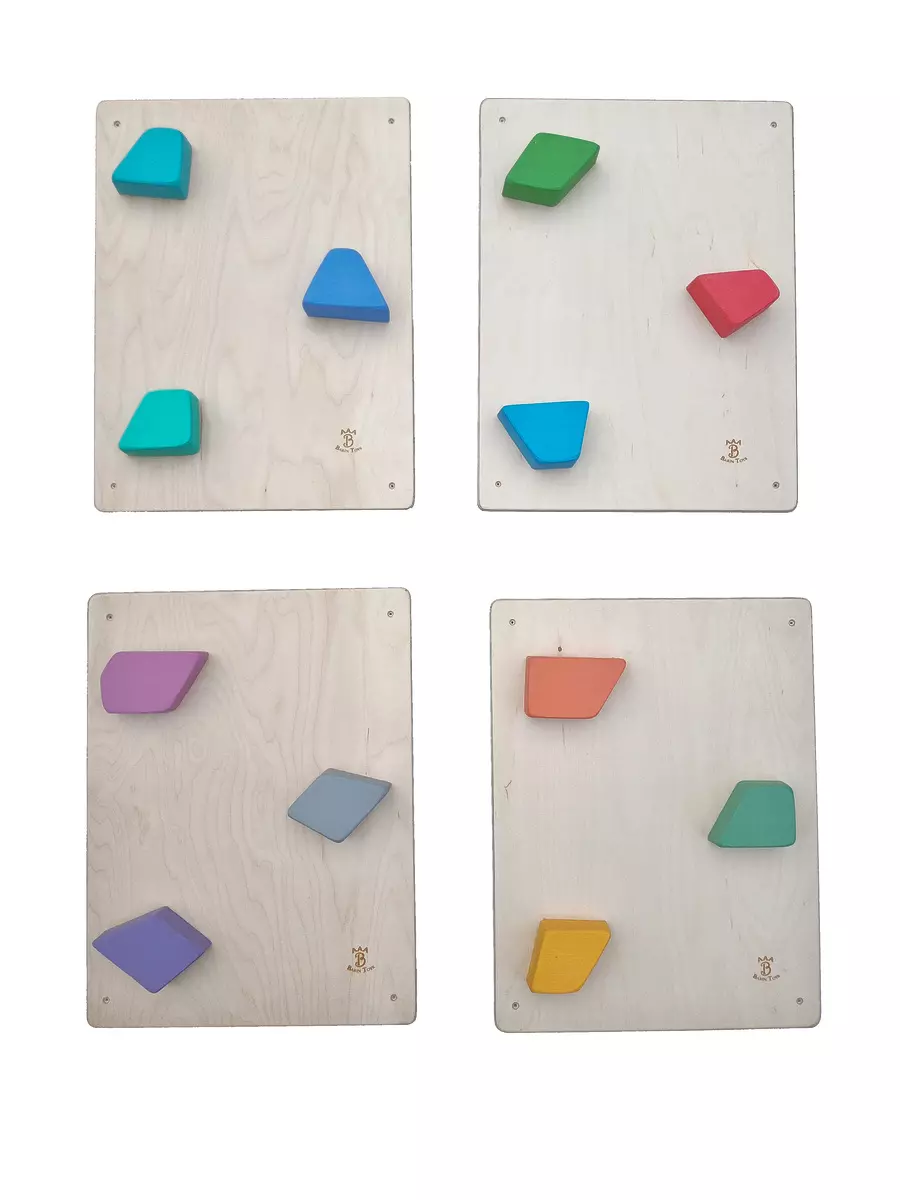 Barin Toys Rocks Wall climbing for toddlers and kids 4-in-1 jungle gym kit at home for children of all ages.