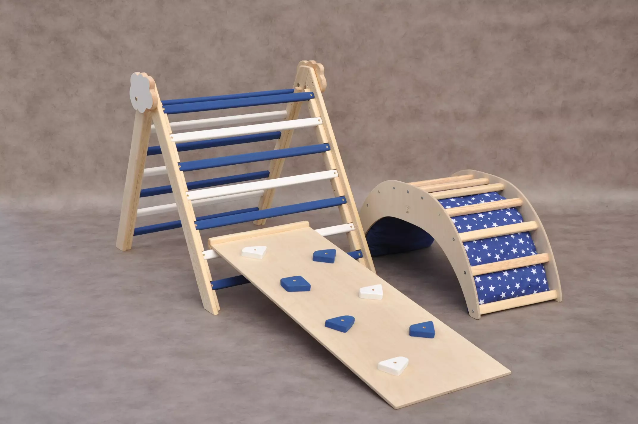 Christmas Montessori gifts for 3 year olds toddlers Nautical Cloud Barin Toys climber and climbing arch set available for sale at Barin Toys shop online with free delivery.