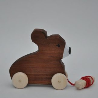 Buy Barin Toys wooden toys Brown Bear pull toy with direct delivery!