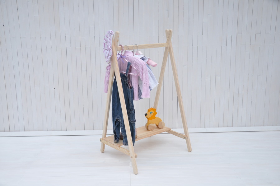 Children's clothing rack kid's coat rack stand by BarinToys