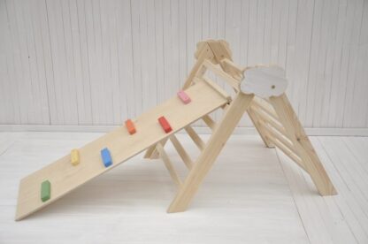triangulo pikler Barin Toys Cloud y Beginner's Board rampa escalera montessori