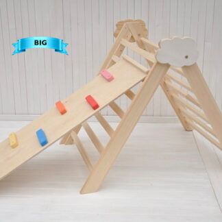 Kids climbing solution for indoor and outdoor use play area organization at home
