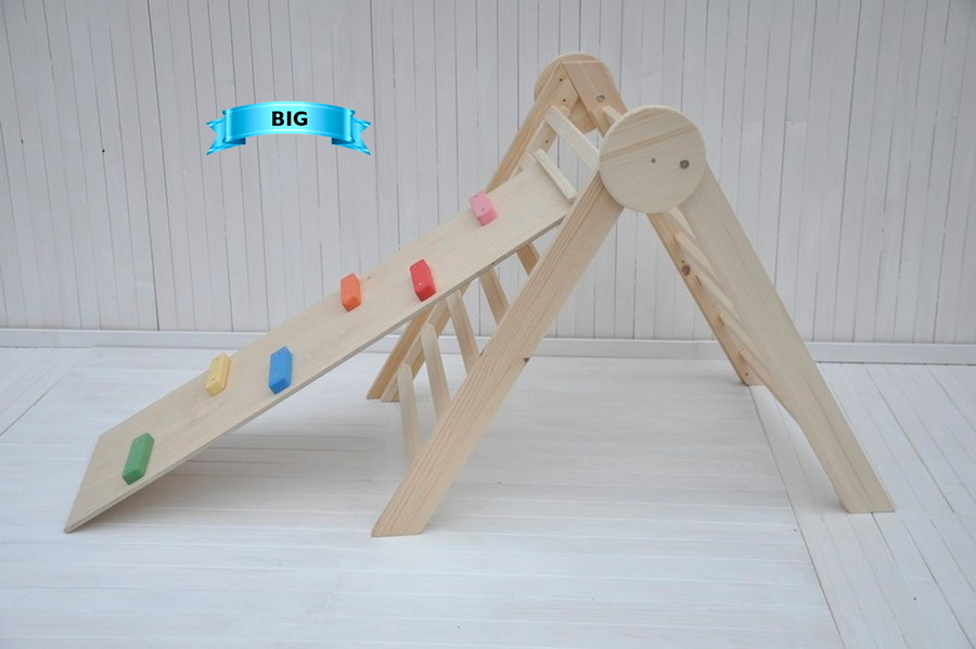 Toddler gym Barin Toys with slide set available for easy play room nursery organization at your home or patio.